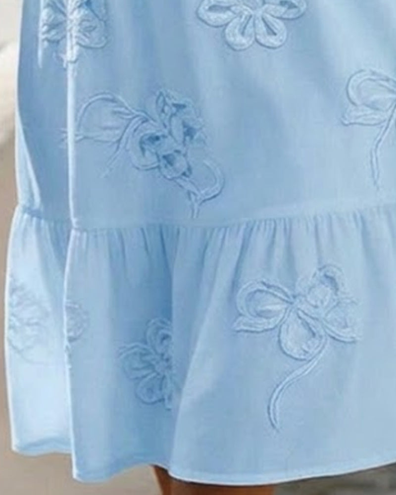 Sophie | Ruffle Midi Dress