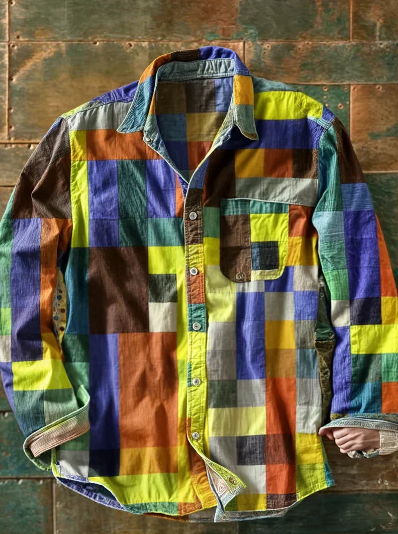 Frank |  Retro Patchwork Shirt