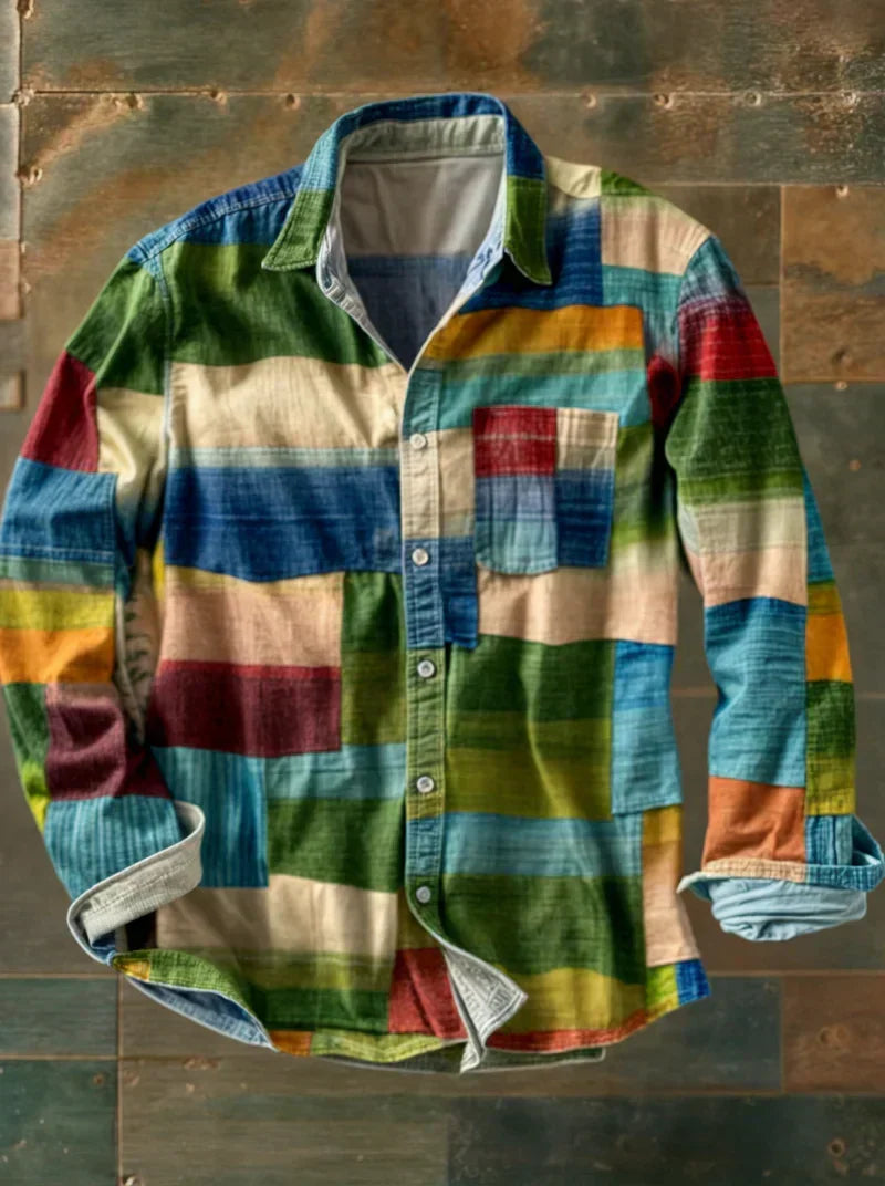 Frank |  Retro Patchwork Shirt
