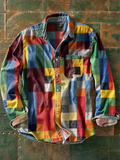 Frank |  Retro Patchwork Shirt