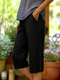 Agnes - Loose-Fitted Capri Pants