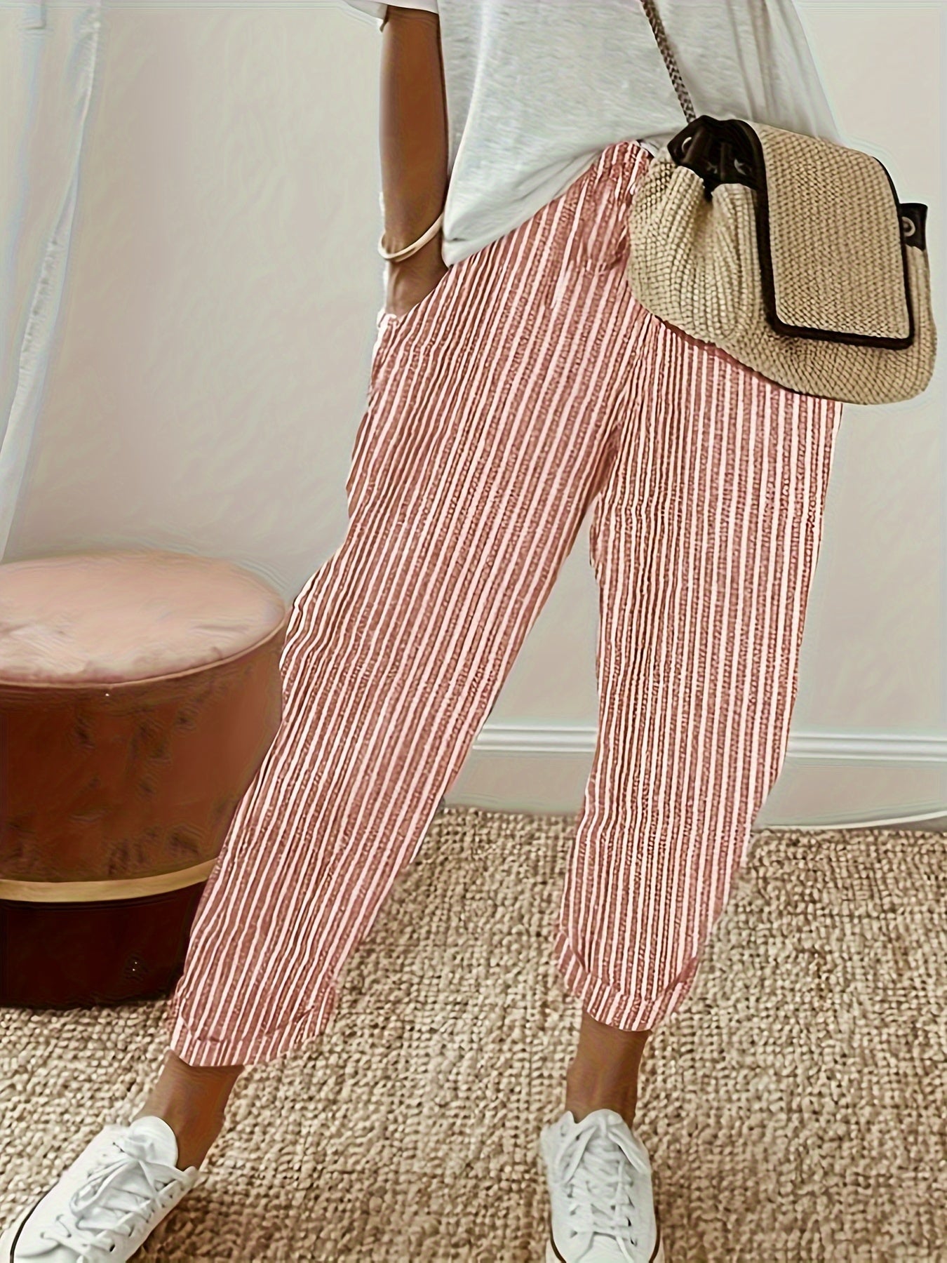Aaliyah | Striped Casual Pants