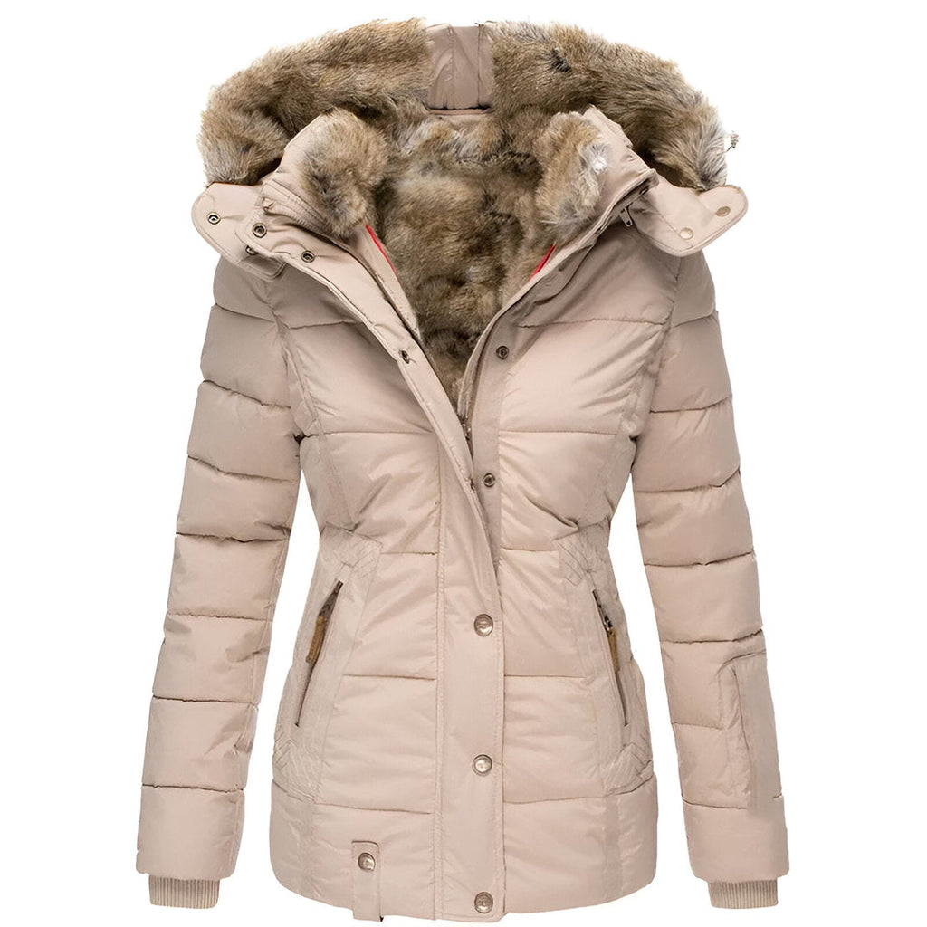Merrie - Slim-Fit Puffer Jacket with Hood