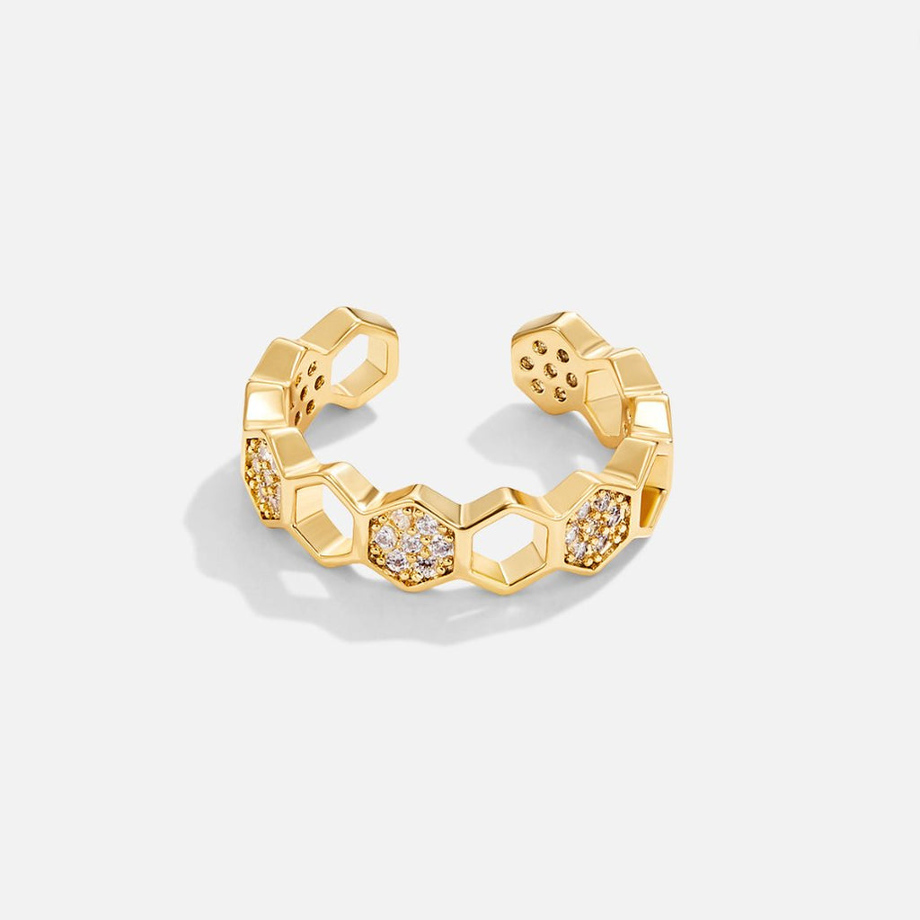 Gold & Crystal Ring
