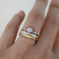 Juliana - Vintage Goldopal Ring Set