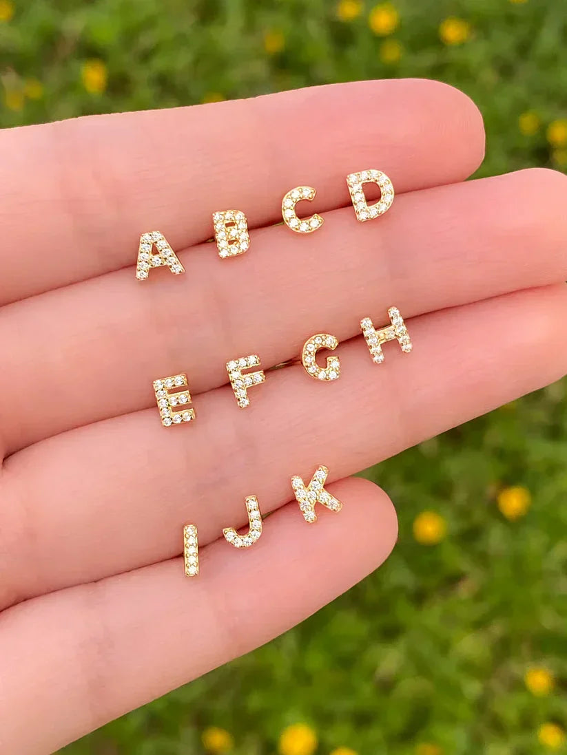 Initial Earring 1pc