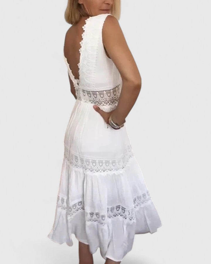 Title after removing the symbol ™:

Alena | Elegant Midi Dress