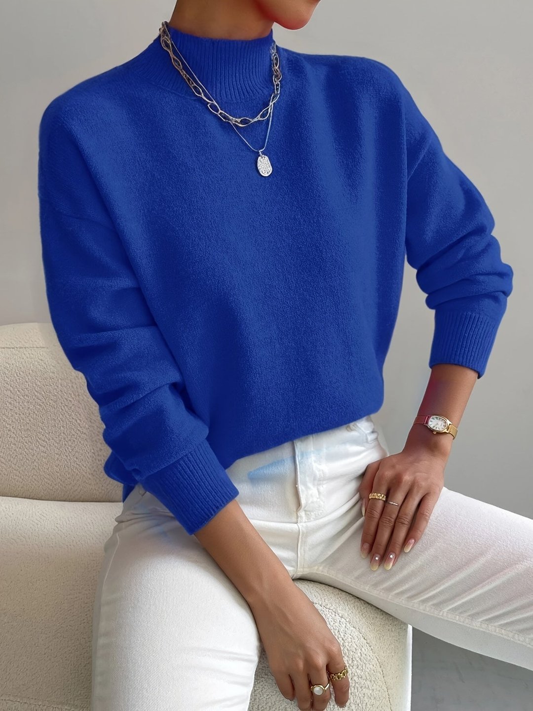 Claire | Mid-Turtleneck Sweater