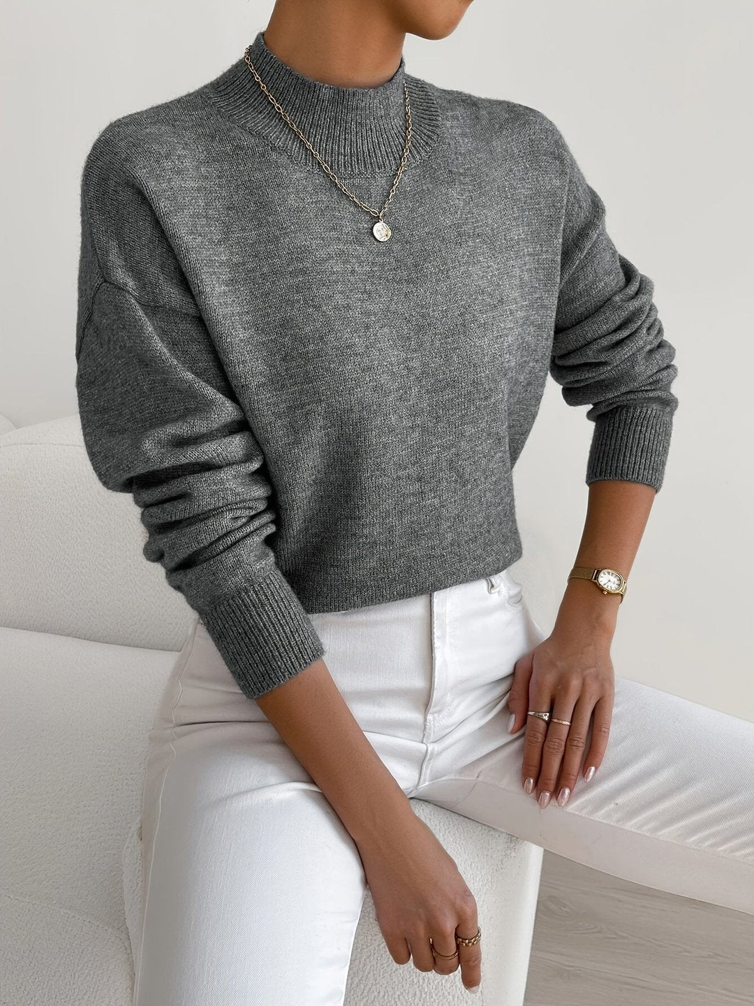 Claire | Mid-Turtleneck Sweater