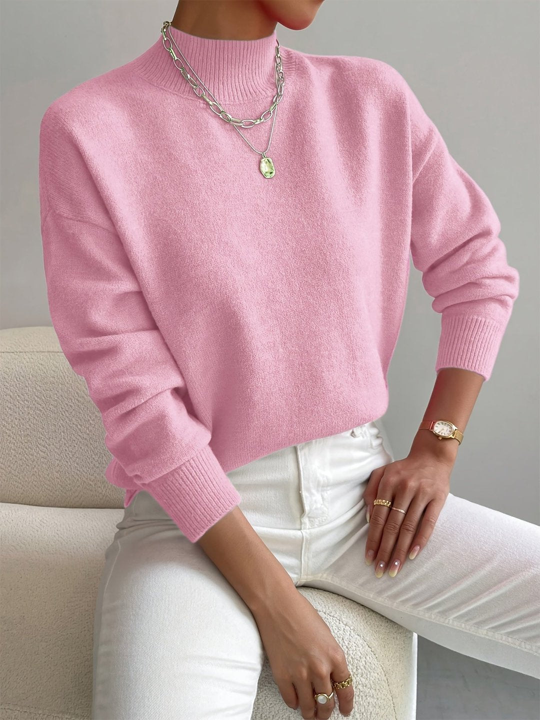 Claire | Mid-Turtleneck Sweater