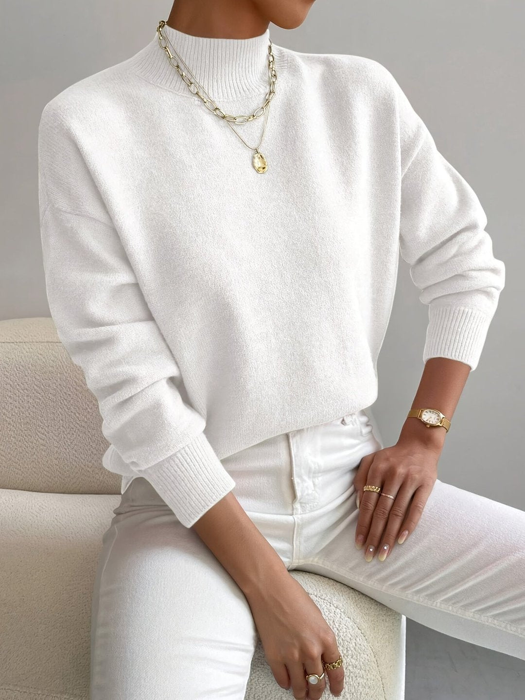 Claire | Mid-Turtleneck Sweater