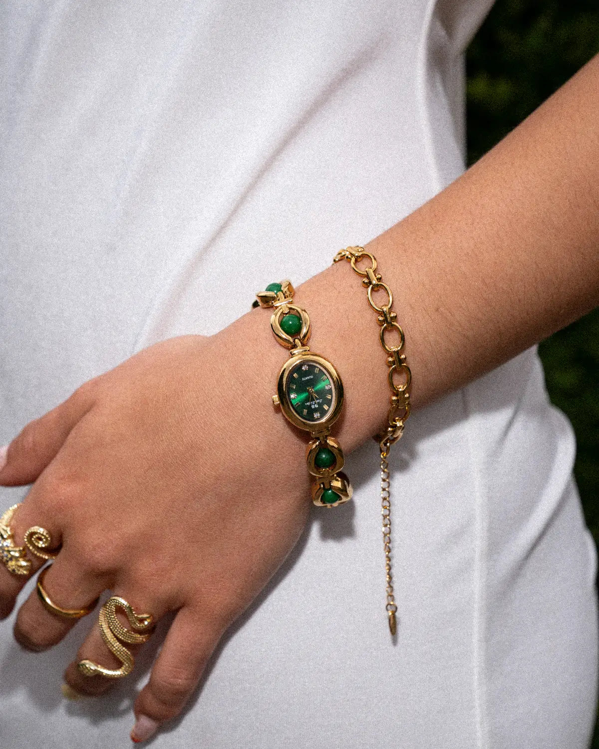 Luxury Ladies Watch with Pearl Details