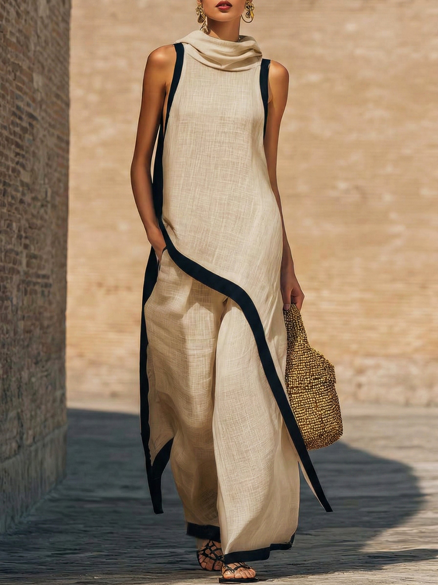 Claudie | Relaxed Chic Casual Cotton Linen Set