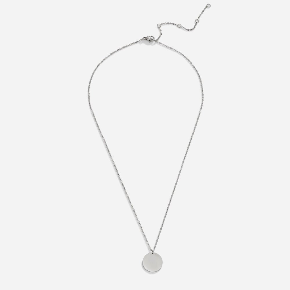 Silver Coin Necklace