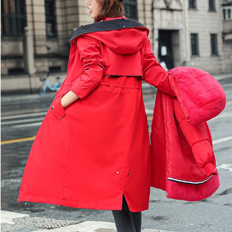 Fionna – Women's Winter Jacket with Hood and Soft Fur Collar