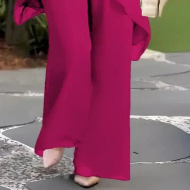 Jorellea | Draped Palazzo 2-piece Set
