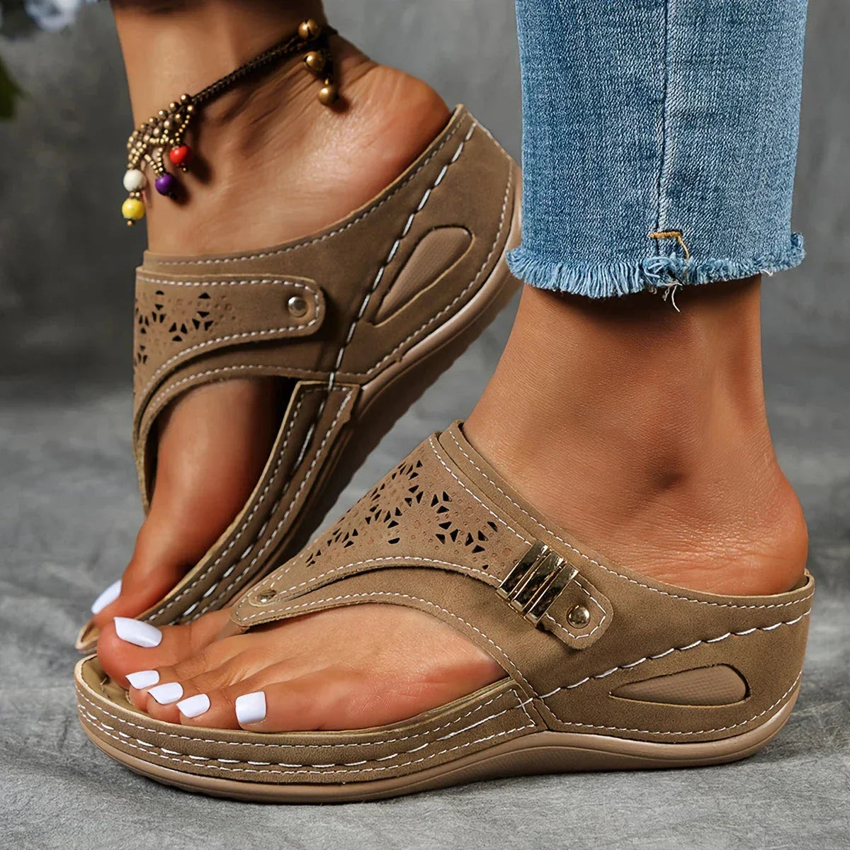 Rynara | Orthopedic Wedge Heel Sandal